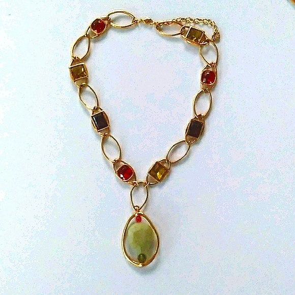 VHTF Swarovski REAL Gemstone Drop Station Çrystal - Picture 13 of 16